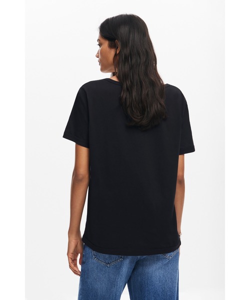 「Desigual」 半袖シャツ X-LARGE ブラック レディース_画像4