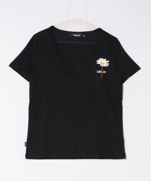 「Desigual」 半袖シャツ X-LARGE ブラック レディース_画像5