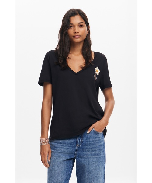 「Desigual」 半袖シャツ X-LARGE ブラック レディース_画像6