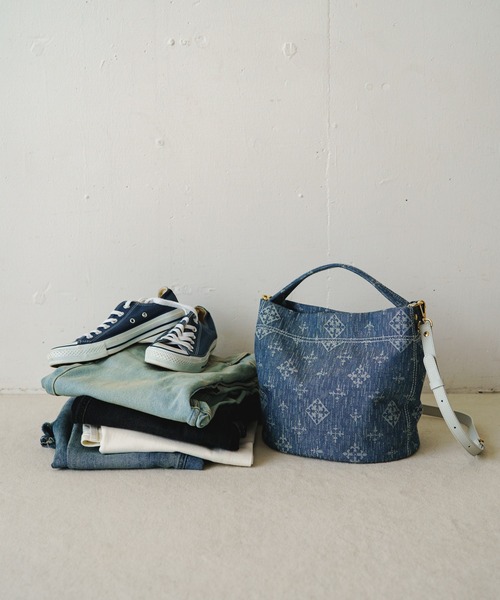 「russet」 ハンドバッグ FREE インディゴブルー レディース_画像4