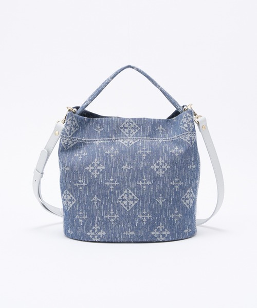 「russet」 ハンドバッグ FREE インディゴブルー レディース_画像5