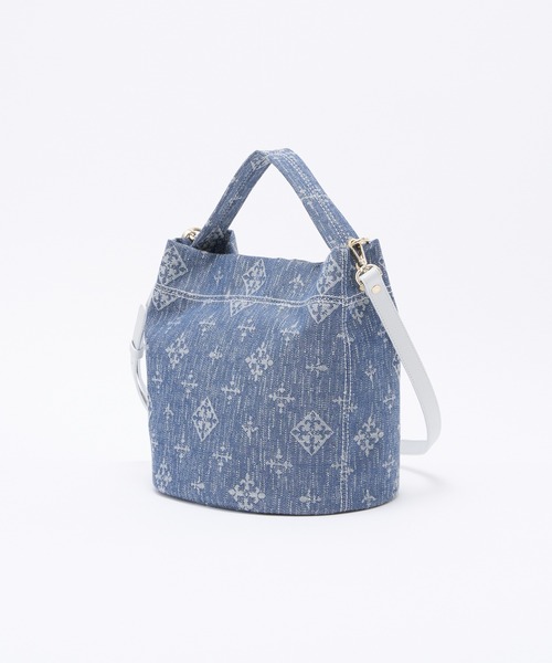 「russet」 ハンドバッグ FREE インディゴブルー レディース_画像6