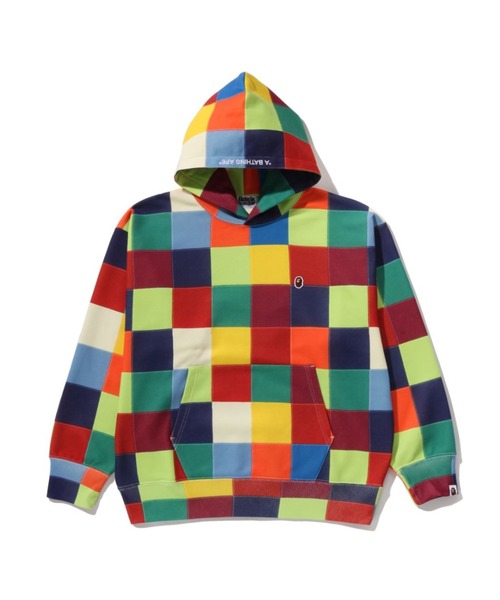 A BATHING APE（アベイシングエイプ） パーカー MULTI COLOR PATCHWORK