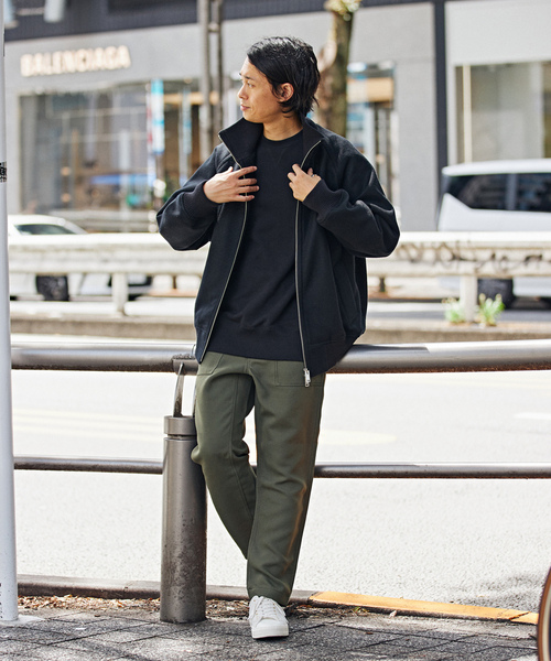 EDIFICE（エディフィス） ブルゾン LARGE ブラック メンズ : ZOZOTOWN