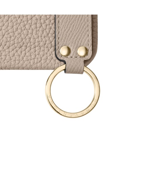 ボナぺンチュラ　iPhone16Pro ケース、ストラップセット　グレージュ iPhone 16 Pro) ダイアリーケース シュリンクレザー