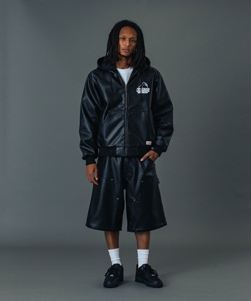 XLARGE（エクストラ ラージ） コート ジャケット FAUX LEATHER HOODED