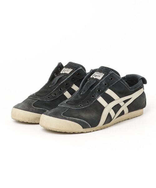 Onitsuka Tiger（オニツカタイガー） スリッポン 25 ブラック系その他