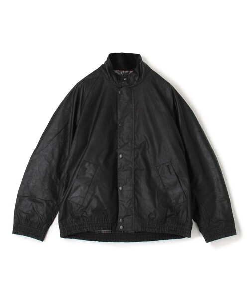 ブルゾン アウター Barbour TRANSPORT コットン スタンドカラー ワックスジャケット メンズの画像