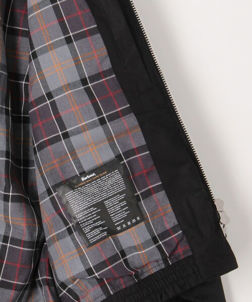 ブルゾン アウター Barbour TRANSPORT コットン スタンドカラー ワックスジャケット メンズの画像