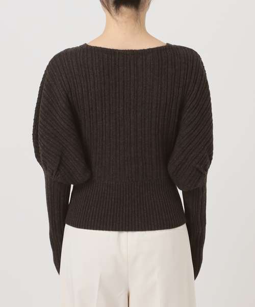 NOBLE ランダムニットプルオーバー NOBLE ランダムニットプルオーバー ランダムリブニットプルオーバー