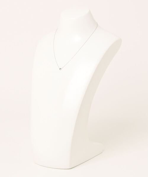 「ESTELLE」 ネックレス 40cm ホワイト レディース_画像3