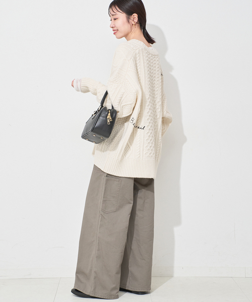 SLOBE IENA（スローブイエナ） カーディガン アランカーディガン