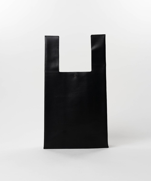 ショルダーバッグ Cat Print Leather Shopping Bag メンズの画像