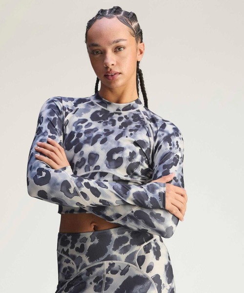  BY STELLA MCCARTNEY長袖　クロップトップtシャツ adidas by Stella McCartney アディダス adidas tシャツ ヨガ