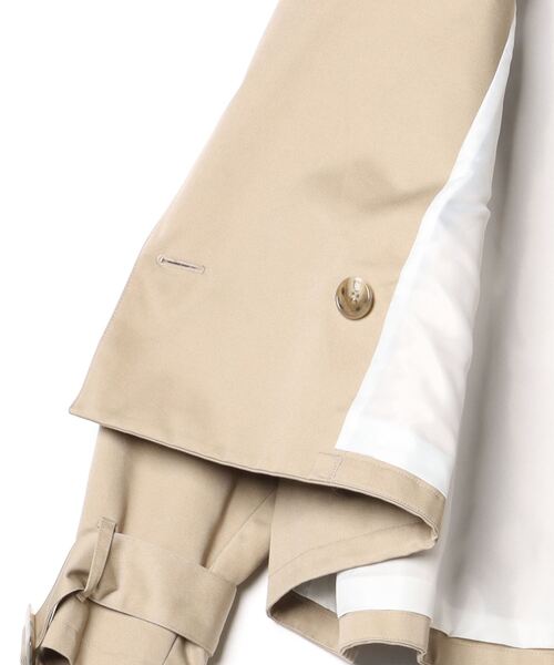 「MARW UNITED ARROWS」 トレンチコート 38 ベージュ レディース_画像3