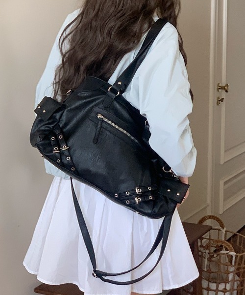 lilful ショルダーストラップ ショルダーバッグ バッグ 2WAY サイド