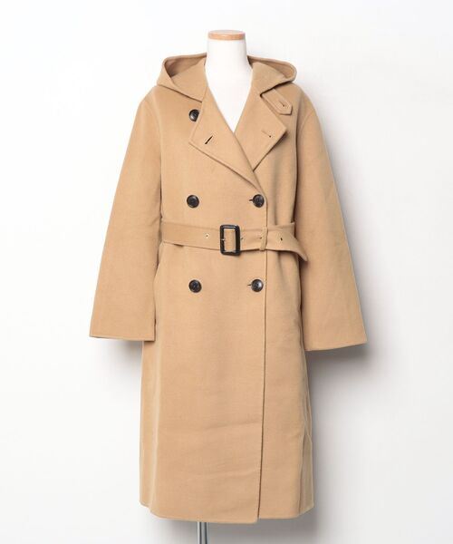 LOUNGEDRESS」 トレンチコート FREE ベージュ レディース タフタ