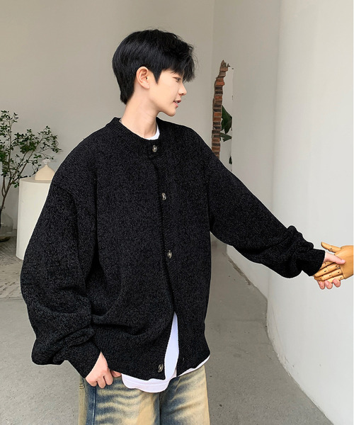 「neos」 ニットカーディガン X-LARGE ホワイト メンズ_画像2