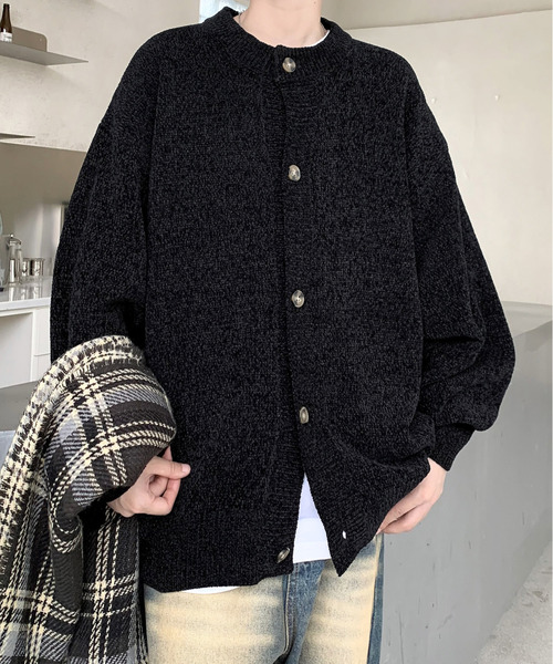 「neos」 ニットカーディガン X-LARGE ホワイト メンズ_画像6