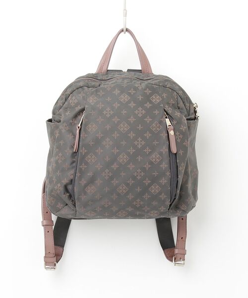 russet リュック　ナイロン　グレー　ピンク　モノグラム russet（ラシット） リュック - グレー レディース : ZOZOTOWN Yahoo