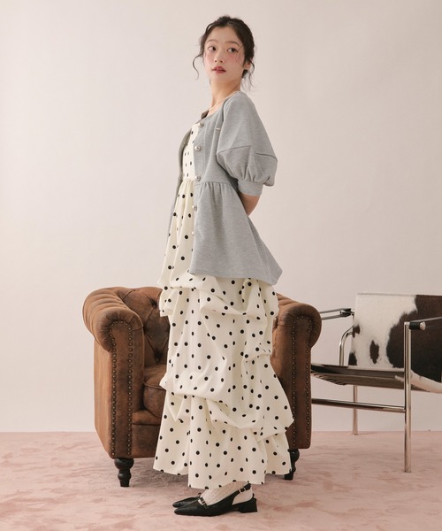 loin nuit ワンピース tuck volume cami onepiece / タックボリューム