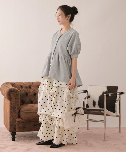 loin nuit ワンピース tuck volume cami onepiece / タックボリューム