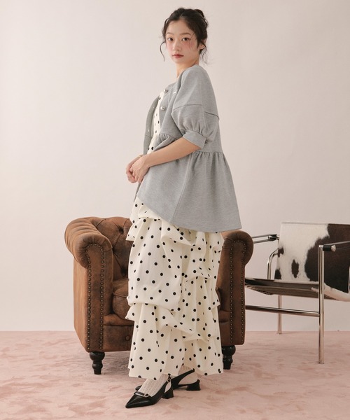 loin nuit ワンピース tuck volume cami onepiece / タックボリューム