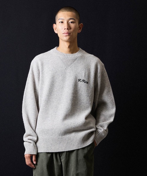 「NUMBER (N)INE」 長袖ニット 3 グレー メンズ