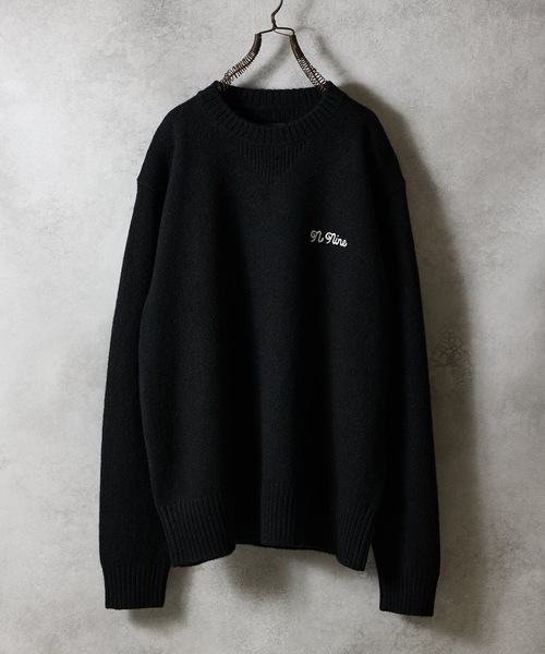 「NUMBER (N)INE」 長袖ニット 3 グレー メンズの画像