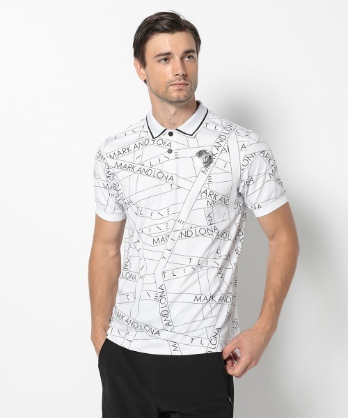 マークアンドロナ orbit ポロシャツ　46 MARK&LONA（マークアンドロナ） ポロシャツ 半袖 Orbit Polo | MEN