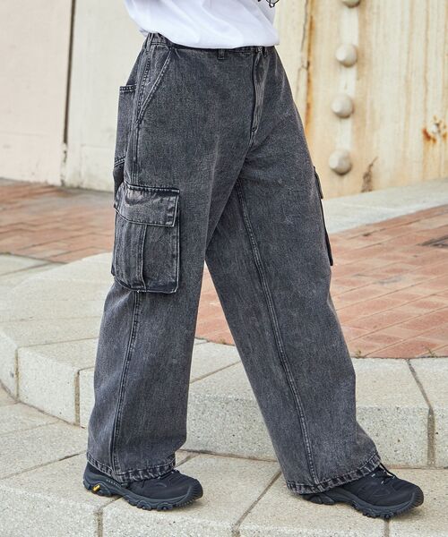 「FFEIN」 カーゴパンツ MEDIUM ネイビー メンズ_画像5
