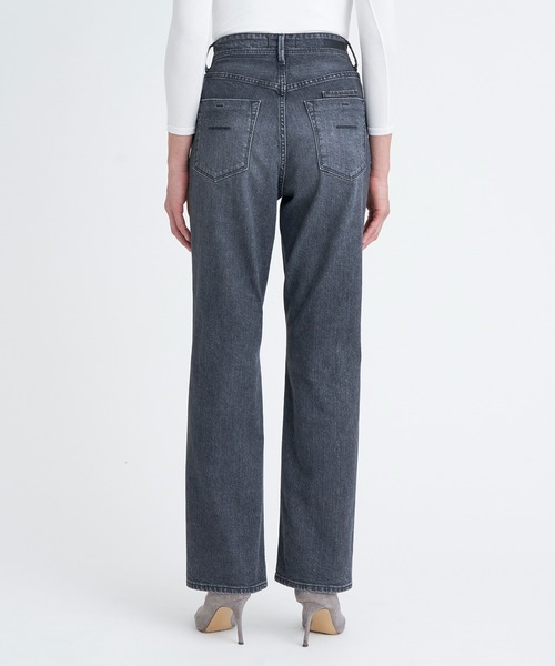 「YANUK」 デニムパンツ 27inch グレー レディース_画像6
