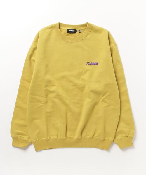 「XLARGE」 スウェットカットソー S マスタード メンズの画像