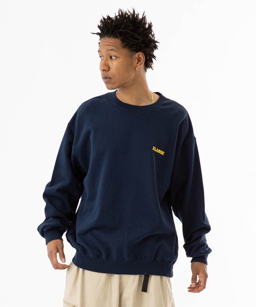 「XLARGE」 スウェットカットソー S マスタード メンズの画像