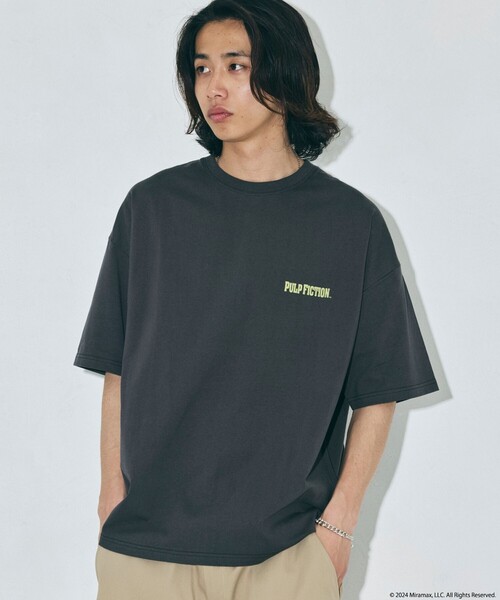 「FREAK'S STORE」 半袖Tシャツ LARGE ブラック メンズ_画像2