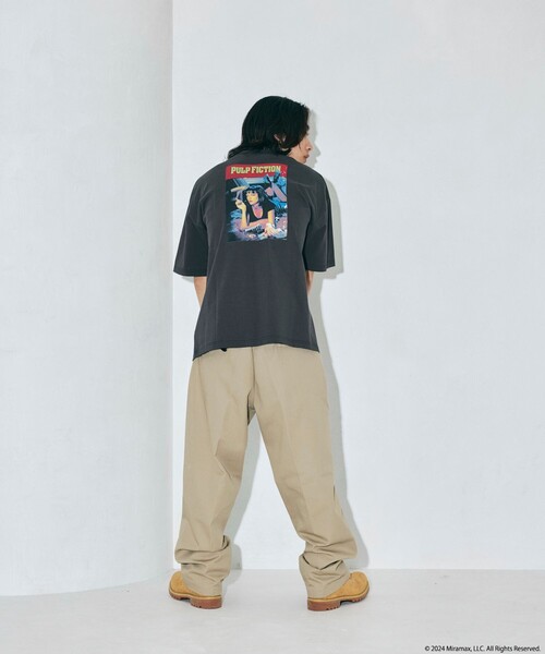 「FREAK'S STORE」 半袖Tシャツ LARGE ブラック メンズ_画像9
