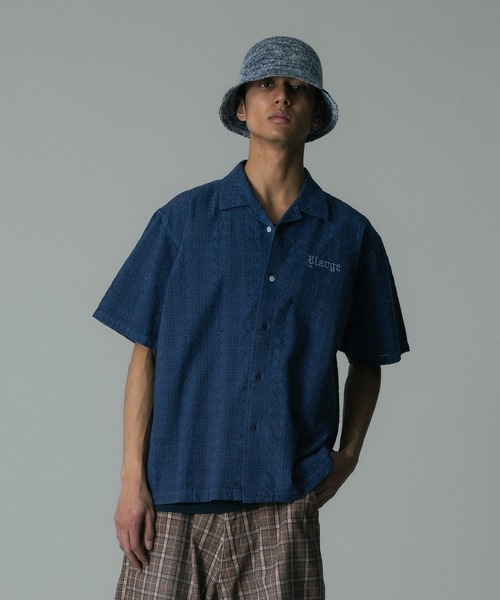 XLARGE（エクストラ ラージ） シャツ S/S LACE SHIRT メンズ