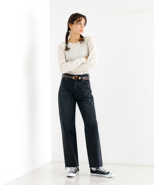 「MASTER&Co」 ベルト 30 ブラック レディース_画像7