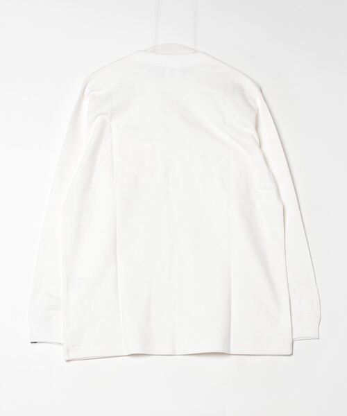 「LOOPWHEELER」 長袖Tシャツ M グレー メンズ_画像2