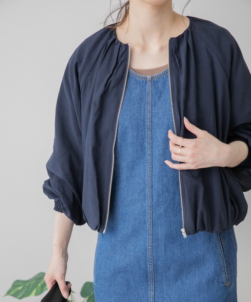 「URBAN RESEARCH Sonny Label」 ブルゾン FREE ネイビー レディース_画像4