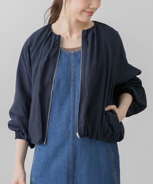 「URBAN RESEARCH Sonny Label」 ブルゾン FREE ネイビー レディース_画像5