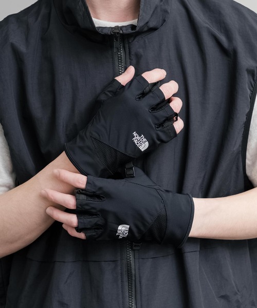 THE NORTH FACE 迷彩 グローブ 黒革手袋　メンズ　Lサイズ THE NORTH FACE（ザ ノースフェイス） 手袋 メンズ レディース
