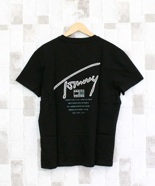 み*に様 美品 TM NETWORK Tシャツ 特典 限定 黒 Lサイズ TOMMY HILFIGER（トミー・ヒルフィガー） tシャツ TMJ レギュラー