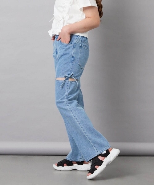 a.v.v（アー・ヴェ・ヴェ） パンツ 「130-160」「接触冷感/綿100