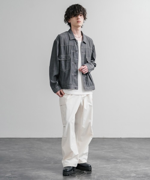 GLAY JIRO着Mof Mのジャケット KRIFF MAYER（クリフメイヤー） デニムジャケット gジャン オーバー