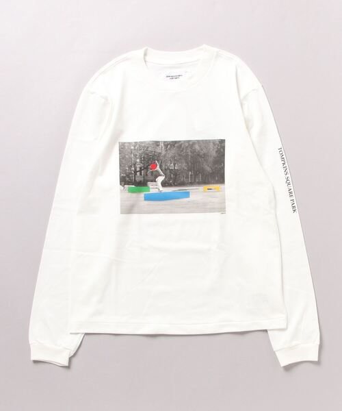「JANESMITH」 長袖カットソー ONE SIZE ホワイト レディース_画像7