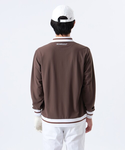 BEAMS GOLF（ビームス ゴルフ） 長袖ポロシャツ L ホワイト メンズ