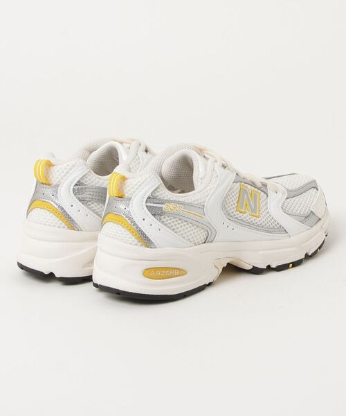 「New Balance」 ローカットスニーカー 29.0cm ホワイト×グリーン レディース_画像6