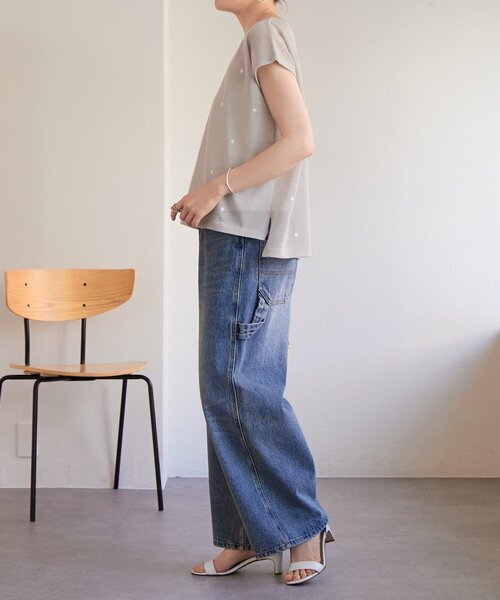 BEARDSLEY（ビアズリー） ニット セーター ドット刺繍ニット