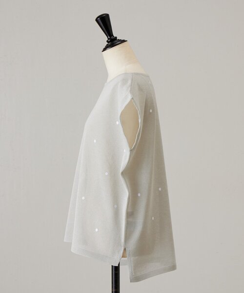 BEARDSLEY（ビアズリー） ニット セーター ドット刺繍ニット